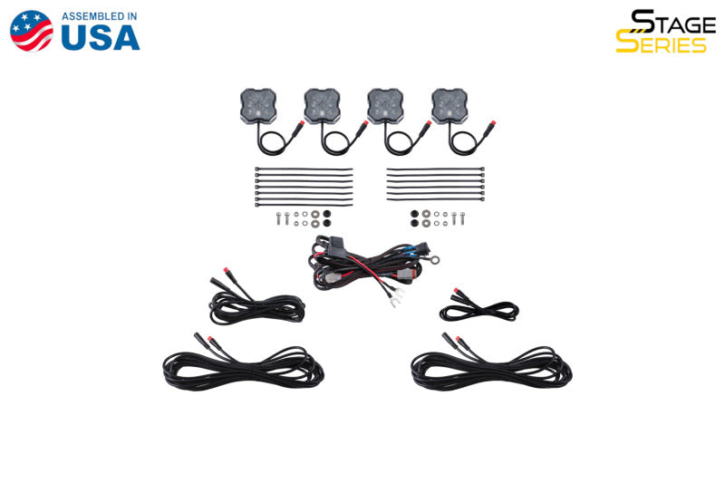 Diode Dynamics RGBW Rock Light Installer Magnet Mount Kit w/Controller (4-pack) - DD7741C - view 7
