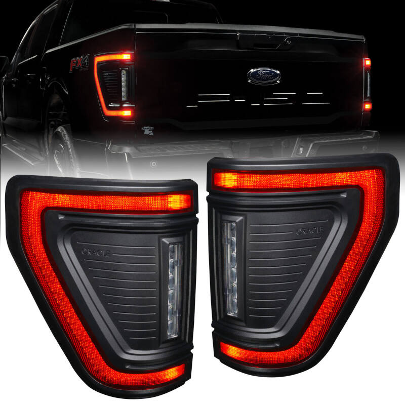 ORACLE Lighting 21-24 Ford F-150 Flush Style LED Tail Lights - 5910-504
