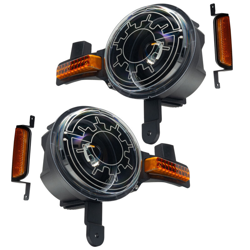 ORACLE Lighting 2021+ Ford Bronco Oculus Bi-LED Projector Headlights w/ Heated Lenses - 5886-111 - view 7