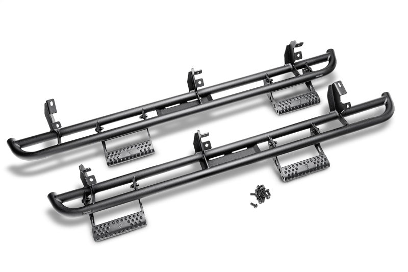 N-Fab RKR Step System Rock Rails with Steps - 2015+ Ford F-150 SuperCrew - N-Fab part F154RKRCCS4 view 2
