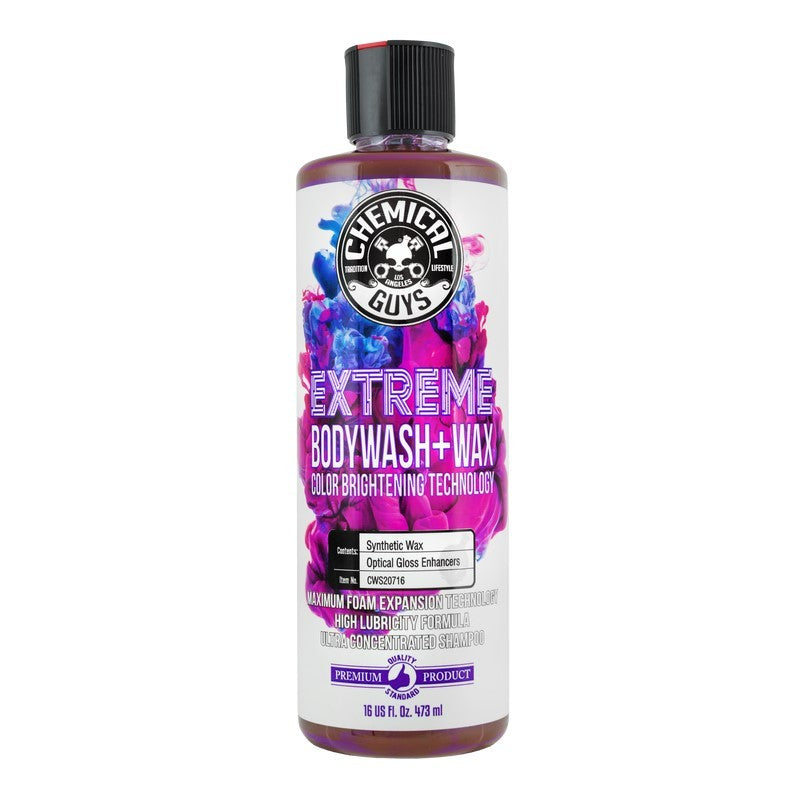 Chemical Guys Extreme Body Wash Soap + Wax - 16oz (Case of 6) - CWS20716