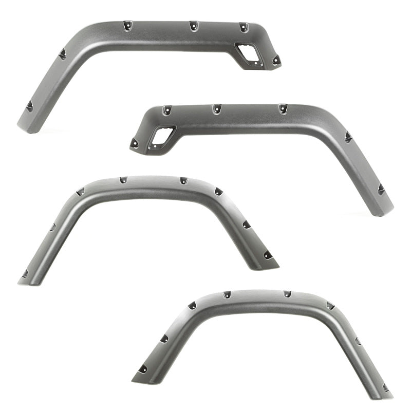 Rugged Ridge 4-Piece Fender Flare Kit for 1997-2006 Jeep Wrangler - view 2