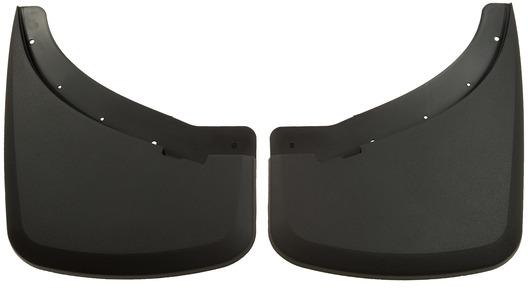 Husky Liners Custom-Molded Mud Guards - Ram 2500/3500, Ford Super Duty & GM 2500HD/3500HD - 07-12 Chevrolet/GMC HD Dually Custom-Molded Rear Mud Guards (part 57841)