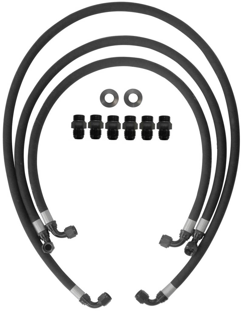 Fleece Performance Allison Transmission Cooler Lines - 2006-2010 Chevy/GMC 2500HD/3500HD 6.6L Duramax LBZ/LMM - Fleece part FPE-TL-LBZ-LMM