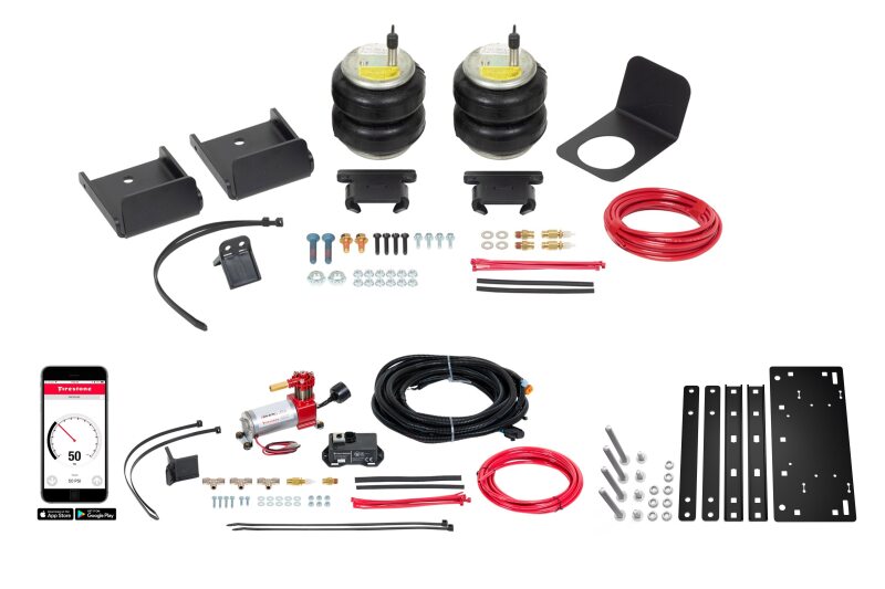 Firestone Ride-Rite All-In-One Wireless Air Spring and Compressor Kit - 2019-2025 Chevrolet Silverado 1500 / GMC Sierra 1500 2WD/4WD - Firestone part 2888 view 2
