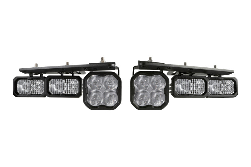 Diode Dynamics 2021 Ford Bronco Stage Series Fog Pocket Kit - Yellow Pro - DD7181 - view 3