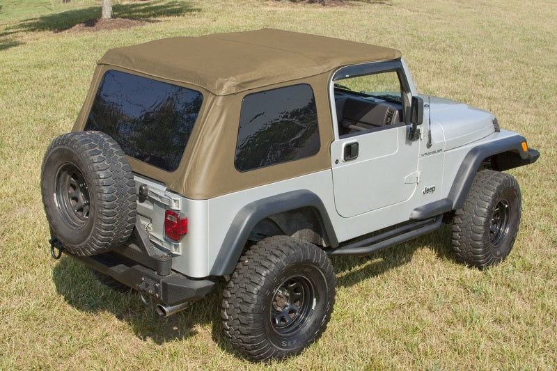 Rugged Ridge Bowless XHD Soft Top Spice for 1997-2006 Jeep Wrangler TJ