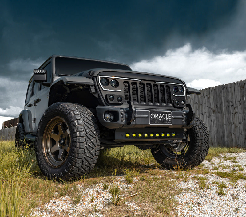 ORACLE Lighting 2019+ Jeep Wrangler JL Skid Plate w/ Integrated LED Emitters - view 6