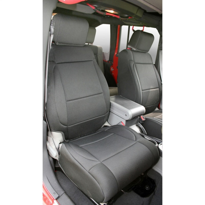 Rugged Ridge Neoprene Front Seat Covers for 2007-2010 Jeep Wrangler JK (13214.01)