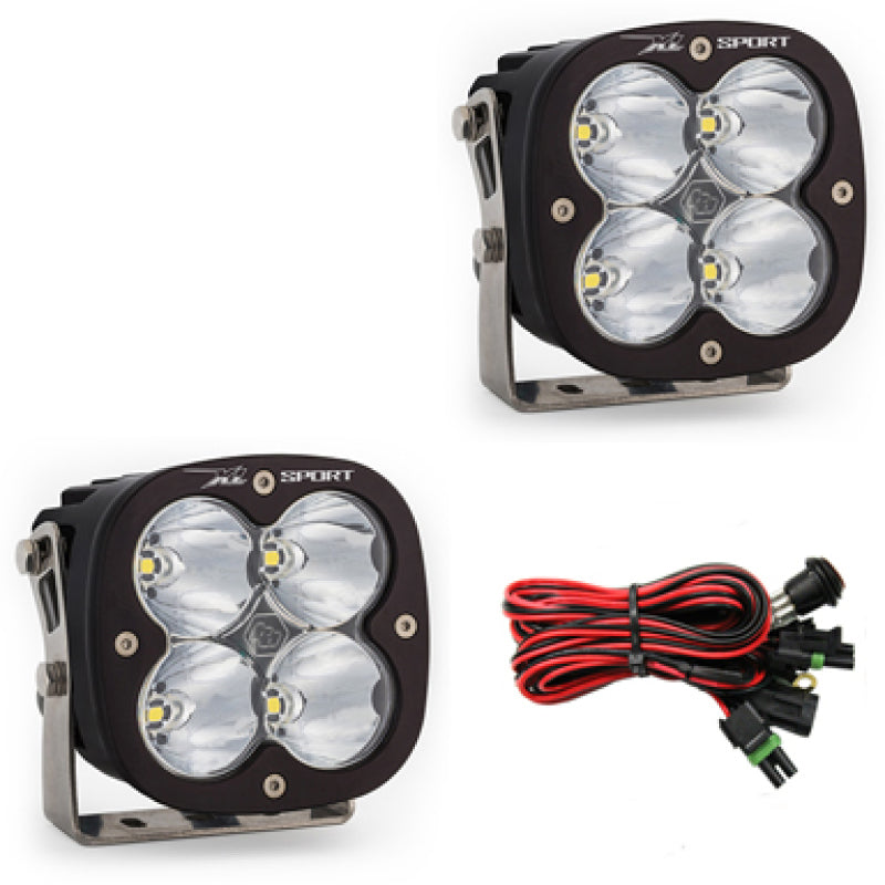 Baja Designs XL Pro, XL Sport & XL80 LED Light Pods - XL Sport Series High Speed Spot Pattern Pair LED Light Pods (part 567801)