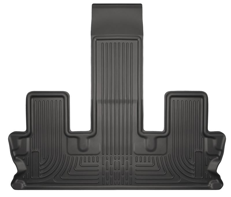 Husky Liners WeatherBeater Floor Liners - Toyota & Lexus - 14 Toyota Highlander Weatherbeater Black 3rd Seat Floor Liner (part 19601)