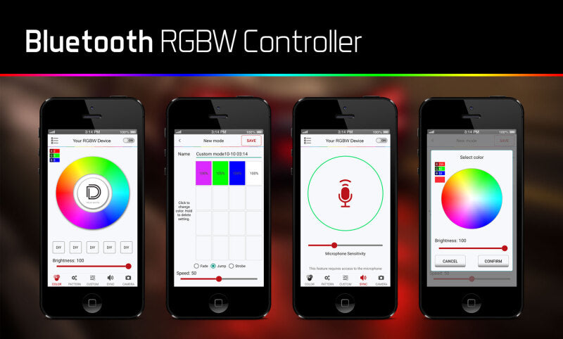 Diode Dynamics Bluetooth RGBW M8 Controller 1ch - DD3066 - view 6