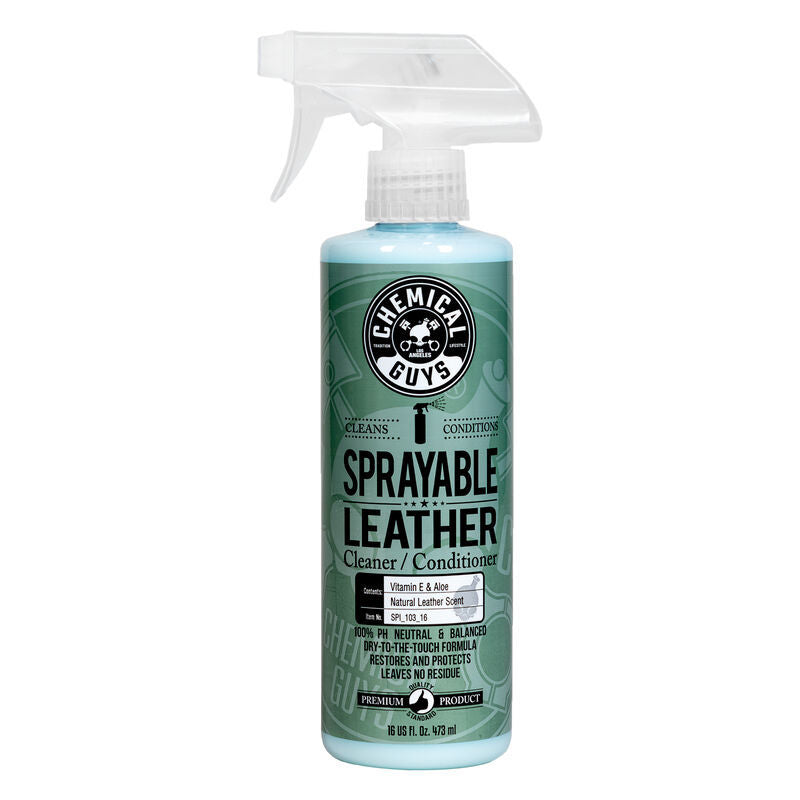 Chemical Guys Sprayable Leather Cleaner & Conditioner In One - 16oz (Case of 6) - SPI_103_16