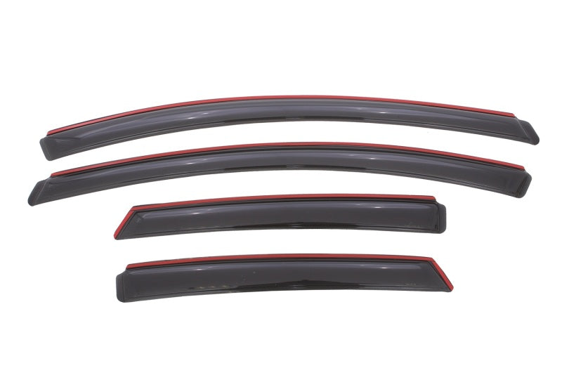 AVS Ventvisor In-Channel Front & Rear Window Deflectors 4pc for 2012-2018 Ford Focus - Smoke - view 4
