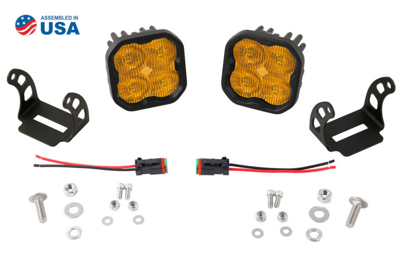 Diode Dynamics SS3 Max ABL - Yellow Combo Standard (Pair) - DD6970P - view 7