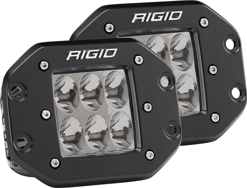Rigid Industries D2 - Driving - Flush Mount (Pair) (part 512313)