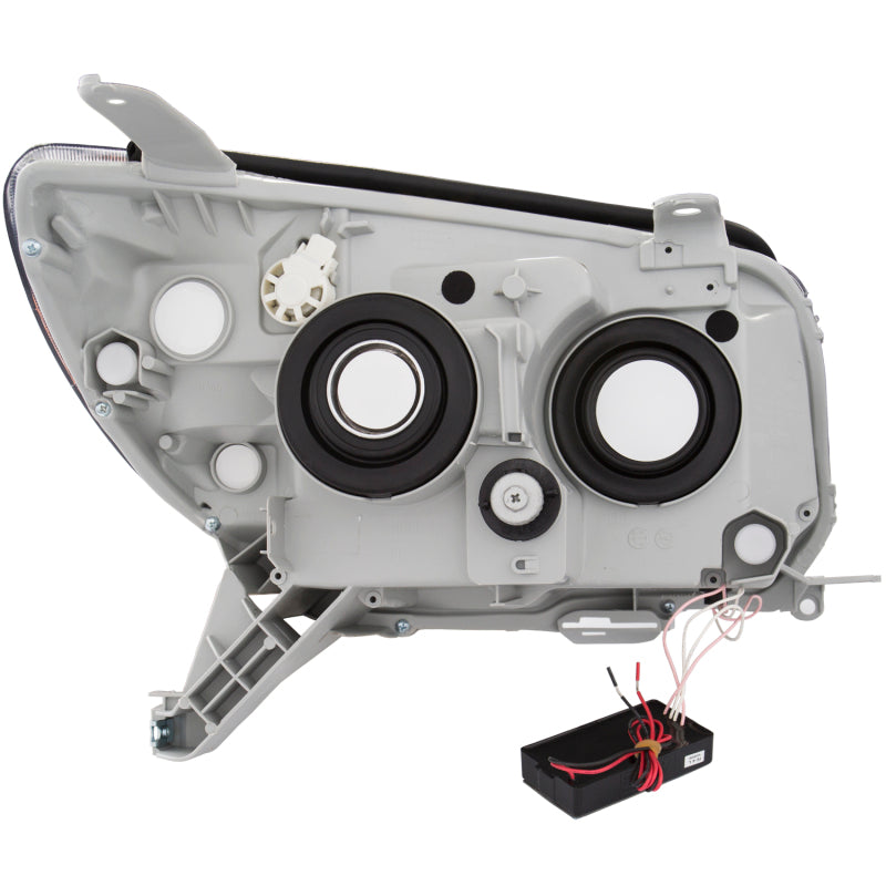 ANZO Projector RX Halo Headlights, Black, No Bulbs - 2006-2009 Toyota 4Runner - ANZO part 111320 view 8