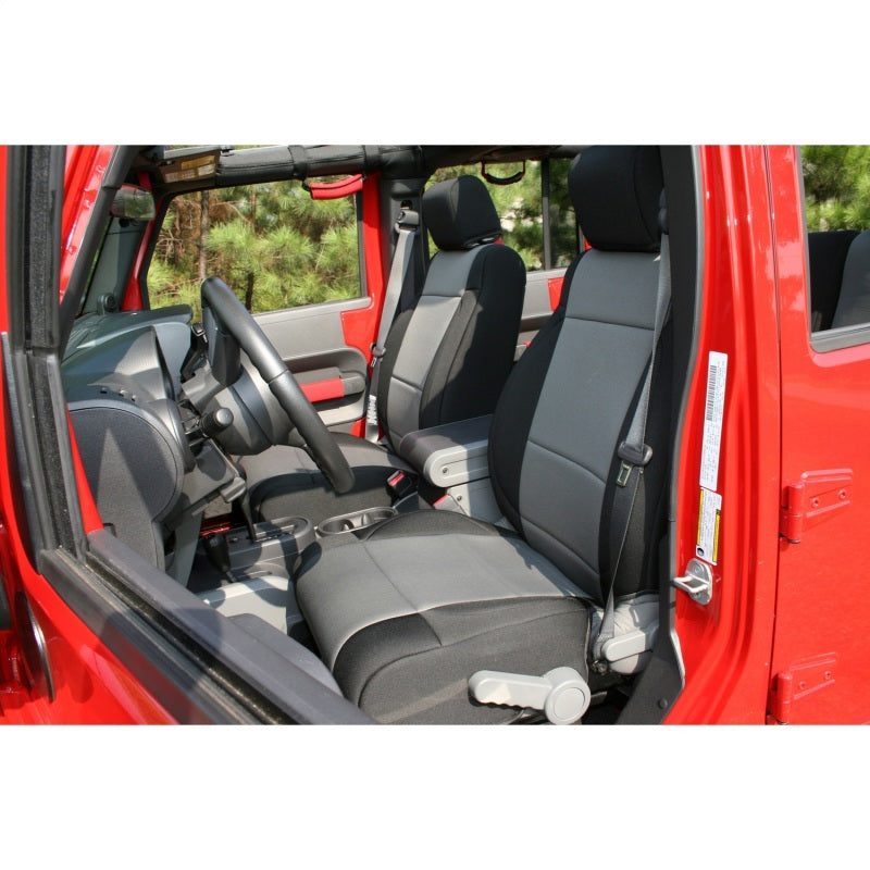Rugged Ridge Neoprene Front Seat Covers for 2007-2010 Jeep Wrangler JK (13214.09)