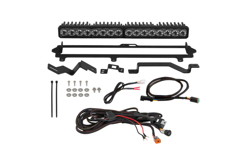 Diode Dynamics 2022-2026 Toyota Tundra Pro Grille SS20 Pro LED Kit White Driving 6000K - DD8666