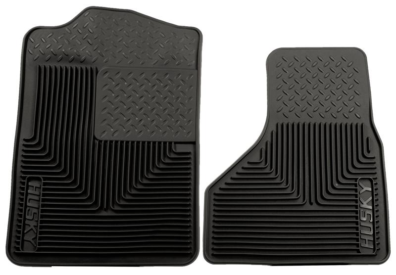 Husky Liners Heavy Duty Floor Mats - Ram 2500/3500, Ford Super Duty & GM 2500HD/3500HD - 08-10 Ford F-250/F-350/F-450 SuperDuty Heavy Duty Black Front Floor Mats (part 51201)