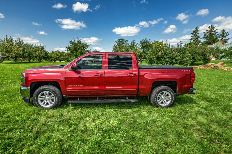 N-Fab Growler Fleet Running Boards, Cab Length - 2007-2019 Silverado/Sierra Extended Cab - N-Fab part GFC07QC-TX view 2