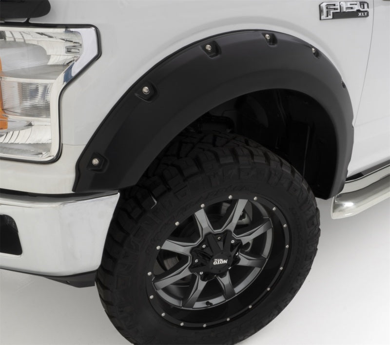 Bushwacker Pocket Style Flares 4 pc for 2018-2019 Ford F-150 - Oxford White
