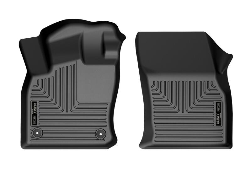 Husky Liners X-act Contour Floor Liners - BMW, Mazda, Volkswagen & Volvo - 18-22 Volkswagen Tiguan Black Front Floor Liners (part 51661)