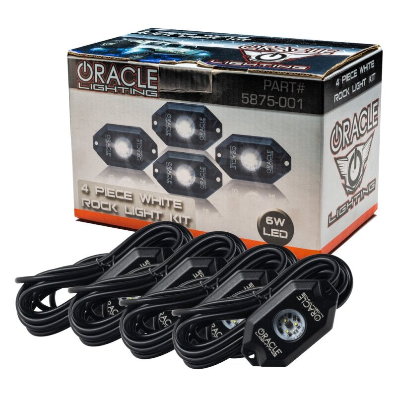 ORACLE Lighting Underbody Wheel Well Rock Light Kit - White (4PCS) - 5000K - 5875-001