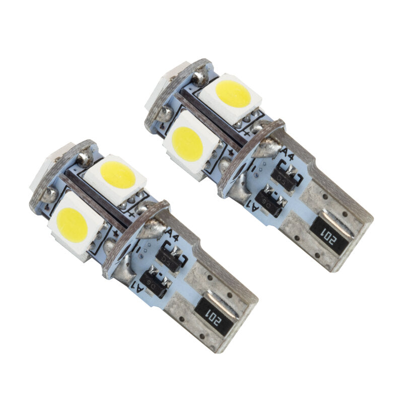 ORACLE Lighting T10 5 LED 3 Chip SMD Bulbs (Pair) - Cool White - 4801-001