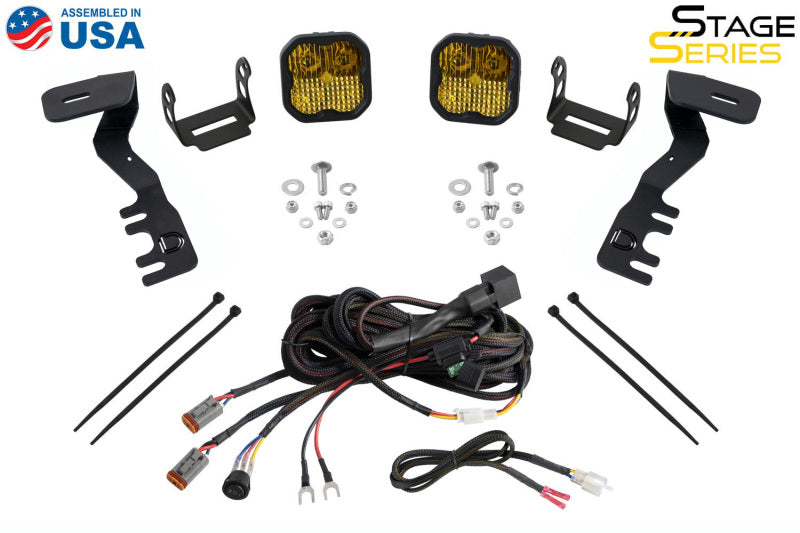 Diode Dynamics 2024+ Toyota Tacoma SS3 LED Ditch Light Kit- Pro Yellow Combo - DD7941 - view 7