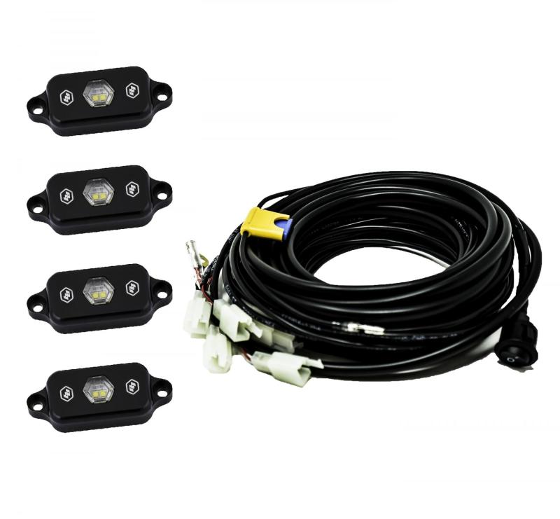 Baja Designs LED Rock Lights & Rock Light Kits - Universal White Rock Light Kit (part 447059)