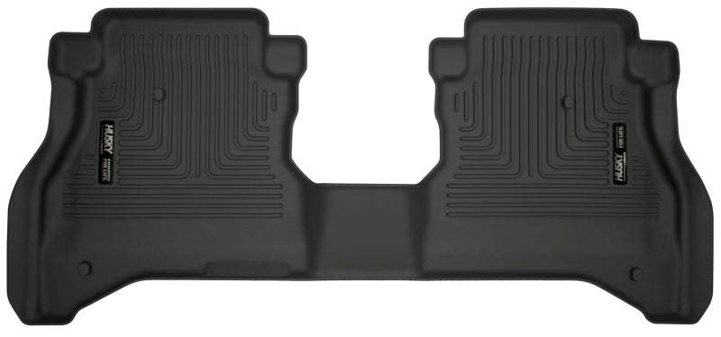 Husky Liners X-act Contour Floor Liners - Jeep Wrangler & Gladiator - 2020 Jeep Gladiator Crew Cab X-Act Contour Black Floor Liner (2nd Seat) (part 54791)