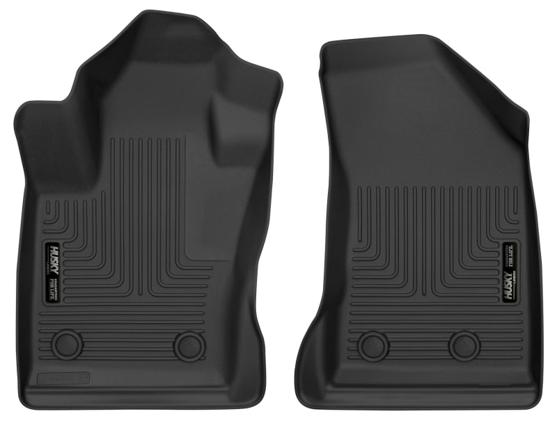 Husky Liners X-act Contour Floor Liners - Jeep, Dodge, Ram & Chrysler - 17-18 Jeep Compass X-Act Contour Black Front Floor Liners (part 52891)