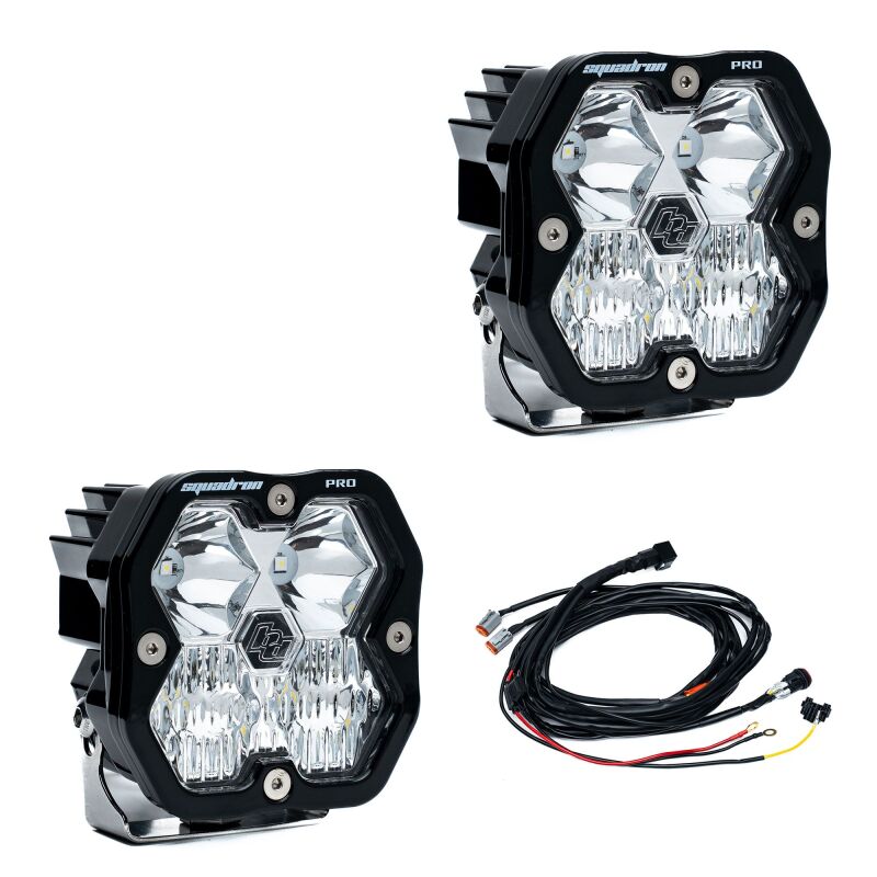 Baja Designs Squadron Pro LED Light Pods - Squadron 2.0 Pro LED Driving/Combo (Pair) (part 4978032)