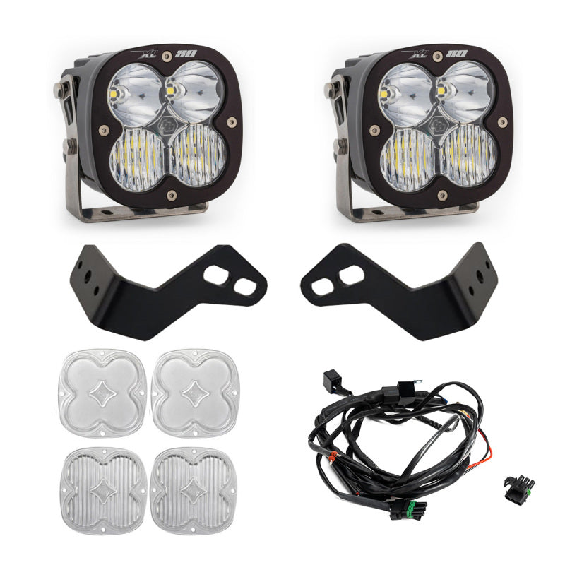 Baja Designs LED Light Kits - UTV & Side-by-Side - Can-Am Maverick R XL80 A-Pillar Kit (part 448189)