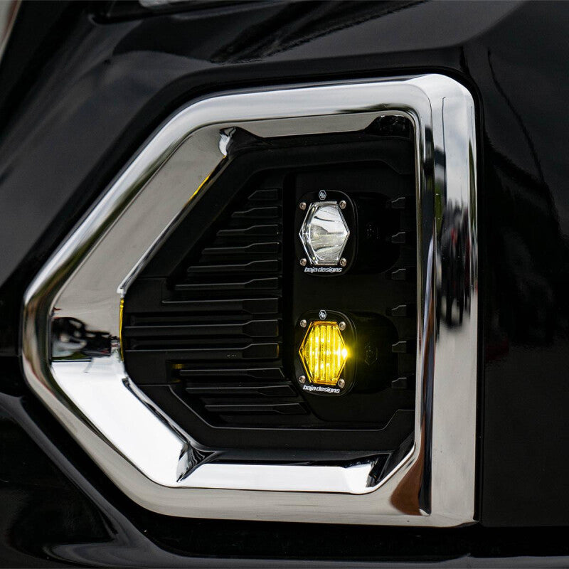 Baja Designs LED Light Kits - Chevy & GMC - 19+ GMC 1500 S1 Fog Pocket Mount Kit Clear Spot / Amber Wide Cornering (part 448084)