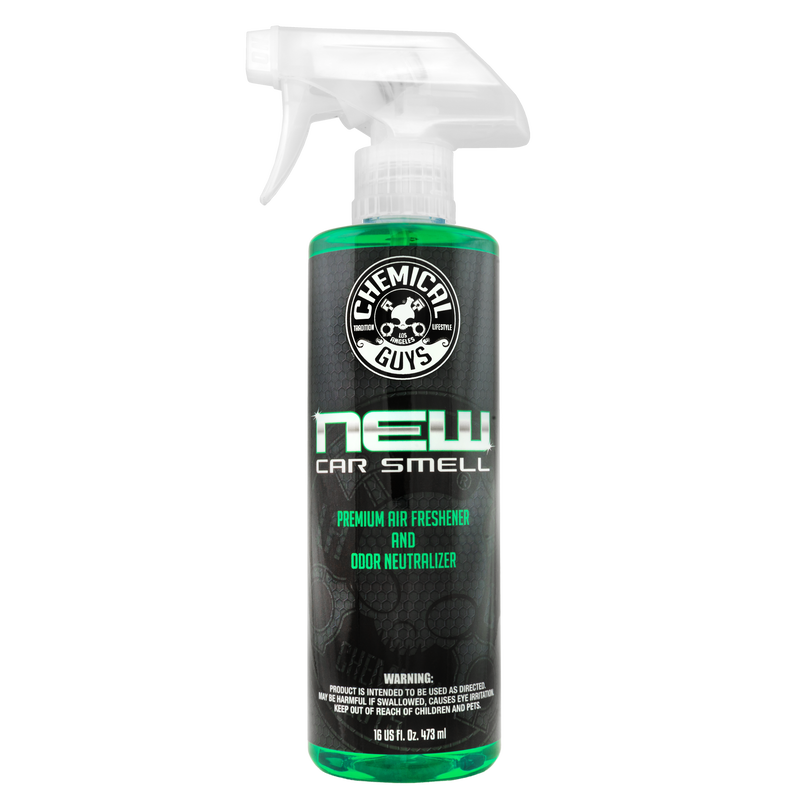 Chemical Guys New Car Smell Air Freshener & Odor Eliminator - 16oz (Case of 6) - AIR_101_16