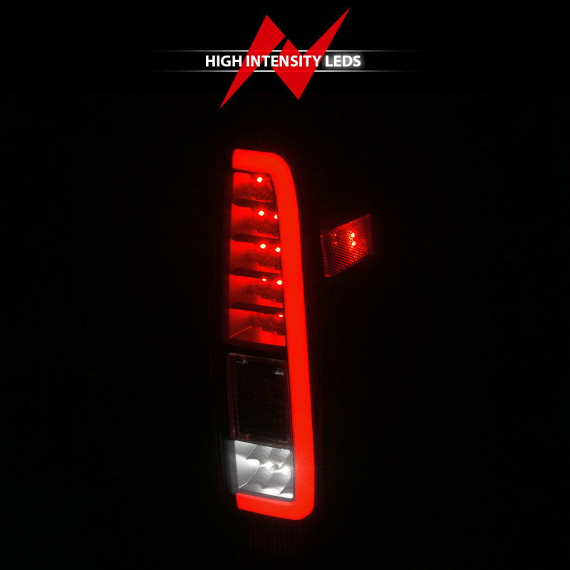 ANZO LED C-Bar Tail Lights, Black Housing, Smoke Lens - 2005-2021 Nissan Frontier - ANZO part 311444 view 6
