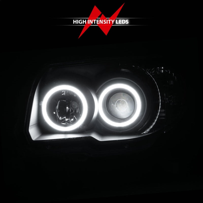 ANZO Projector RX Halo Headlights, Black, No Bulbs - 2006-2009 Toyota 4Runner - ANZO part 111320 view 7