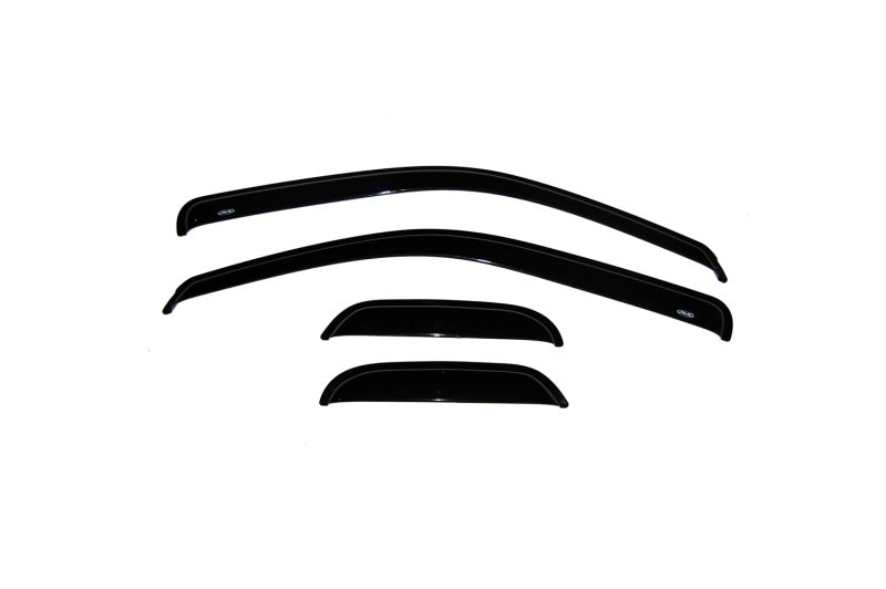 AVS Ventvisor Outside Mount Window Deflectors 4pc for 2004-2012 Chevy Colorado Ext. Cab - Smoke