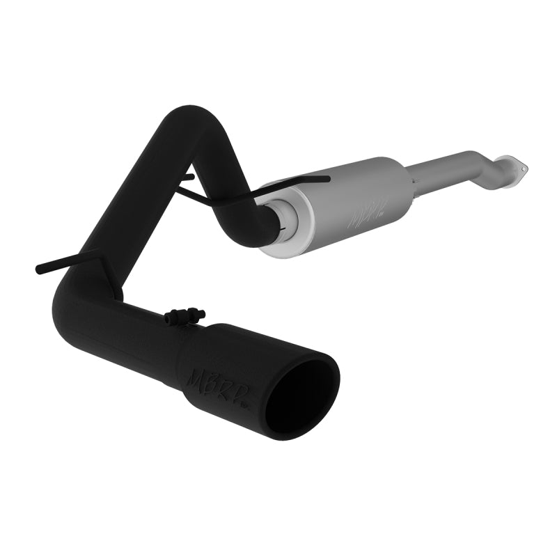 MBRP ARMOR BLK Cat-Back Exhaust - 2016-2023 Toyota Tacoma 3.5L - MBRP part S5338BLK view 2