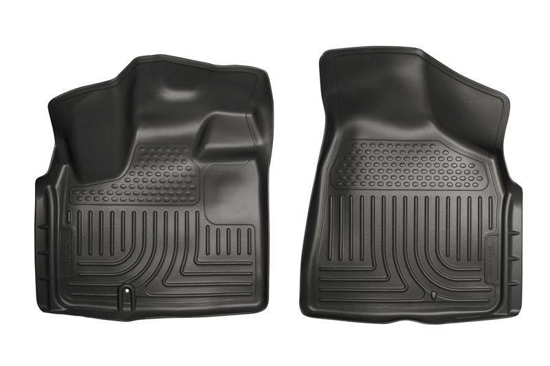 Husky Liners WeatherBeater Floor Liners - Jeep, Dodge, Ram & Chrysler - 08-12 Chrysler Town Country/Dodge Grand Caravan WeatherBeater Black Floor Liners (part 18091)