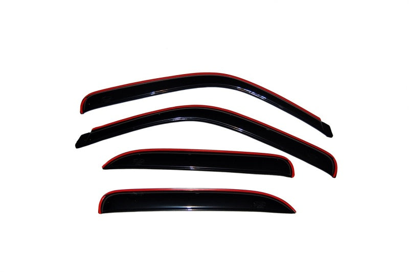 AVS Ventvisor In-Channel Front & Rear Window Deflectors 4pc for 2002-2006 Cadillac Escalade - Smoke