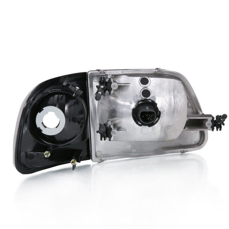 ANZO Crystal Headlights w/ Parking Lights, Chrome - 1997-2003 Ford F-150 - ANZO part 111438 view 2