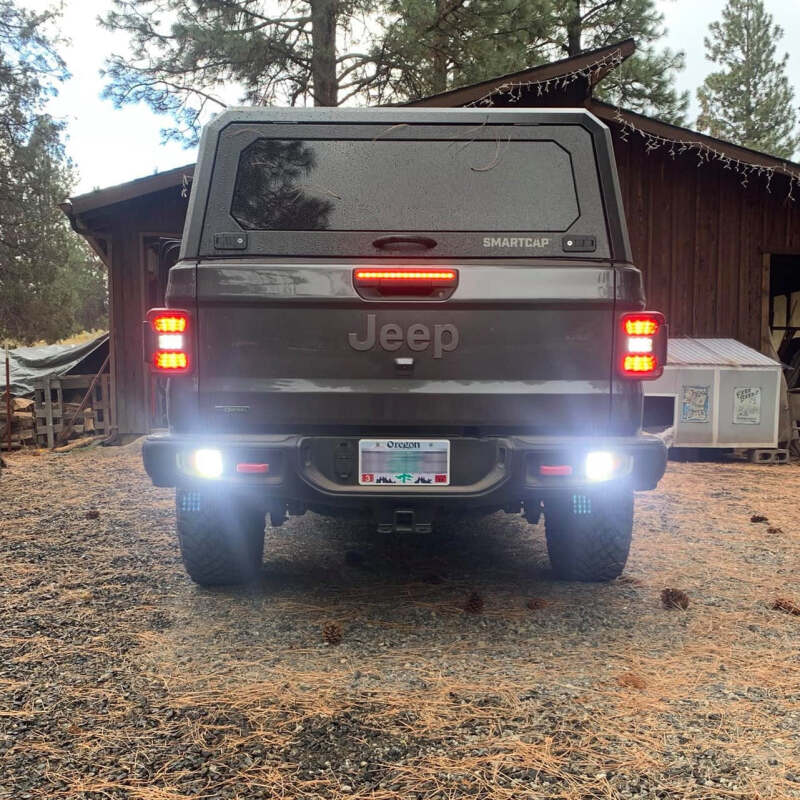 ORACLE Lighting Rear Bumper LED Reverse Lights for Jeep Gladiator JT - 6000K - 5878-504 - view 8