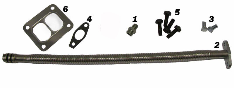 Fleece Performance S300/S400 Turbo Installation Kit - 1989-2007 Dodge Ram 5.9L Cummins (Aftermarket S300/S400 Turbo) - Fleece part FPE-TURBO-INST-KIT-CUMM59