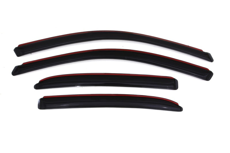 AVS Ventvisor In-Channel Front & Rear Window Deflectors 4pc for 2003-2007 Honda Accord - Smoke