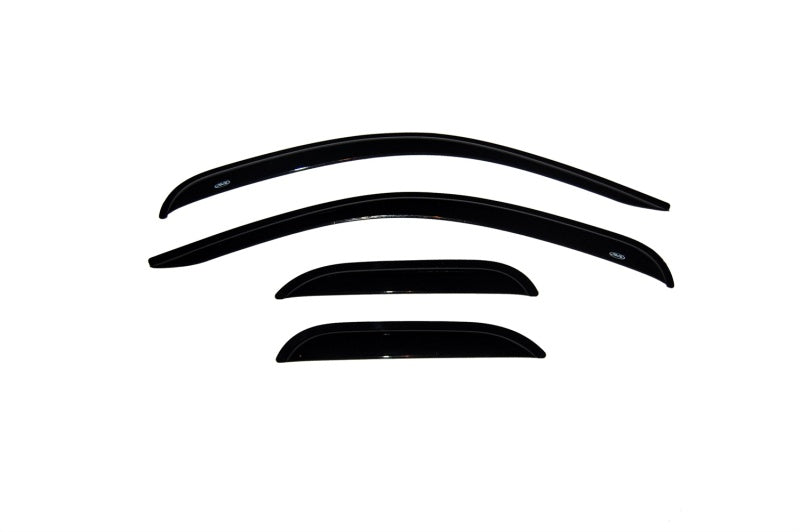 AVS Ventvisor Outside Mount Window Deflectors 4pc for 2007-2013 Chevy Silverado 1500 Ext. Cab - Smoke