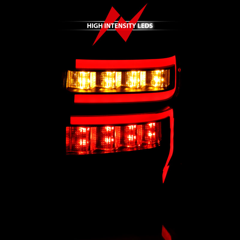 ANZO LED Light Bar Sequential Tail Lights, Black Housing, Smoke Lens - 2014-2023 Toyota 4Runner - ANZO part 311312 view 7