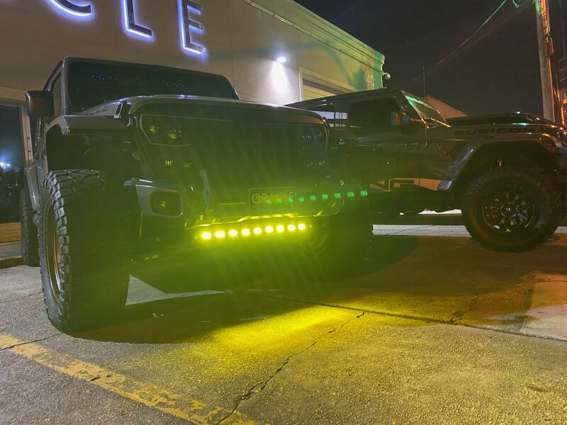 ORACLE Lighting 2019+ Jeep Wrangler JL Skid Plate w/ Integrated LED Emitters - view 7
